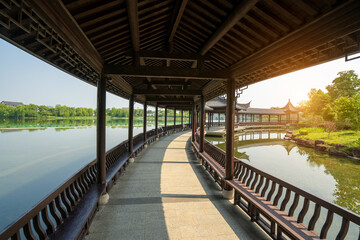 Wetland Park in Shaoxing, Zhejiang, China