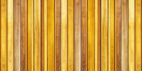 Obraz premium Vertical timber slat seamless texture background in yellow and brown hues