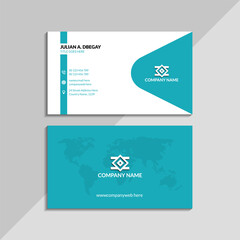 Customizable business card template with modern