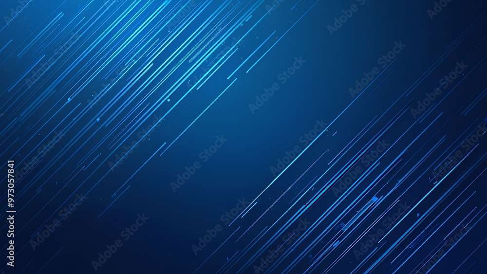 Poster gradient blue background with diagonal lines, creating a sleek and professional design. ideal for us