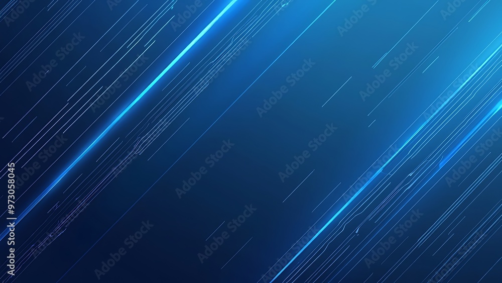 Poster gradient blue background with diagonal lines, creating a sleek and professional design. ideal for us