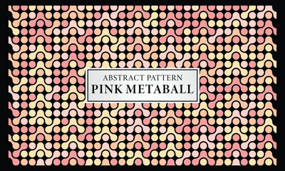 Abstract Pattern light pink metaball