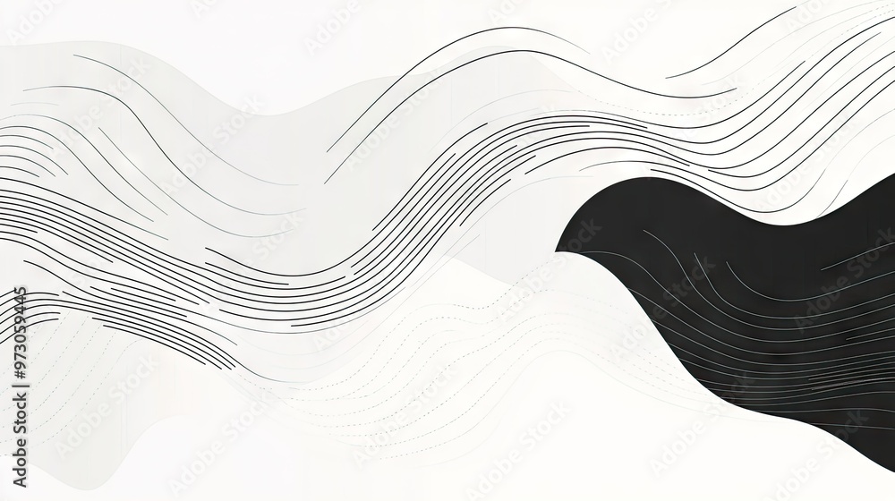 Poster a minimalist abstract background with clean lines and simple shapes in a monochromatic color scheme.