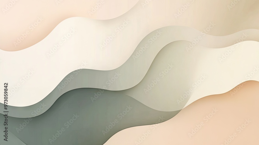 Poster a minimalist abstract background with simple, clean lines and soft, muted colors.