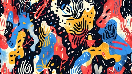 Abstract seamless pattern wallpaper