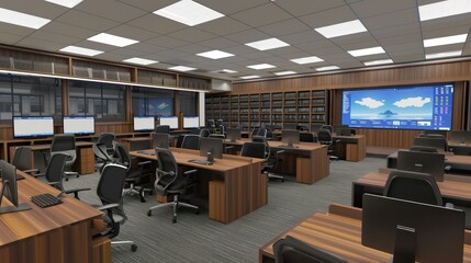 Modern Classroom Interior Design