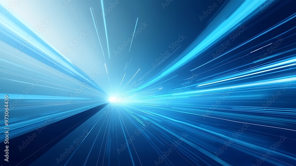 Poster dynamic blue background with smooth, diagonal streaks, creating a sense of motion and energy. ideal 