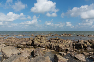 Travelling Scenery of Coastal Rocks in Fangchenggang, Guangxi, China