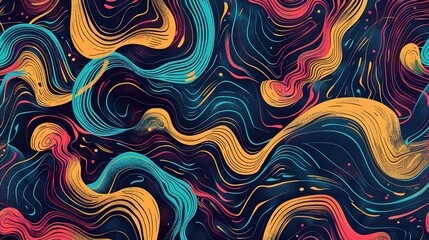 Fototapeta premium Abstract pattern wallpaper