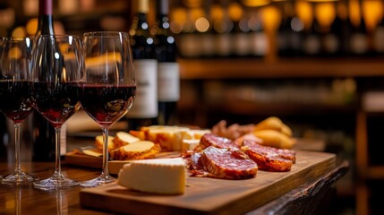 A chic wine bar with an extensive selection of international wines, complemented by a menu of artisanal cheeses,