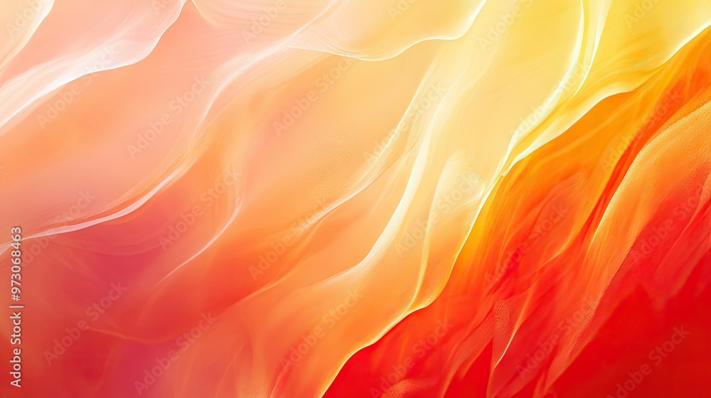 Poster abstract background with a gradient of warm colors, transitioning smoothly from orange to red.