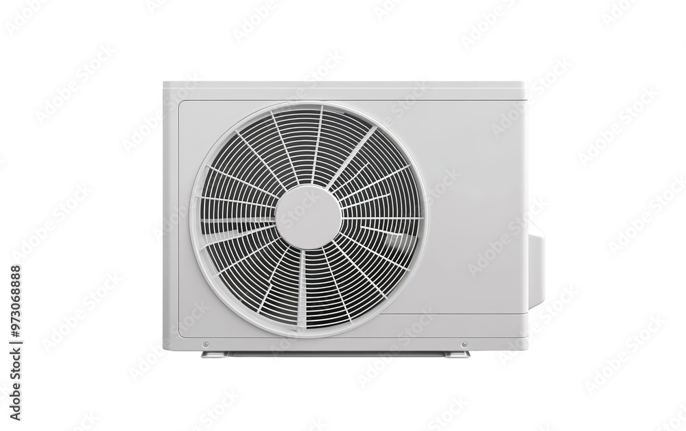 Wall mural The Modern Air Conditioning Unit  on transparent background, png	