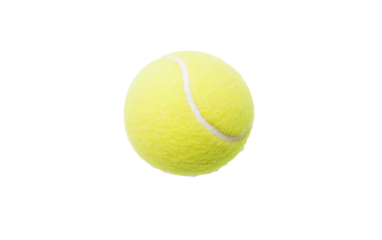 Tennis ball  on transparent background, png	