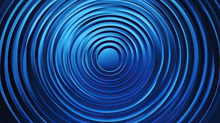 Abstract background with concentric circles in varying shades of blue, creating a hypnotic effect.