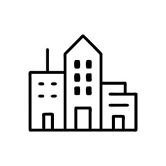 House icon,  building ,icon-vector ,vector house logo, simple line art logo, home icon, building house icon