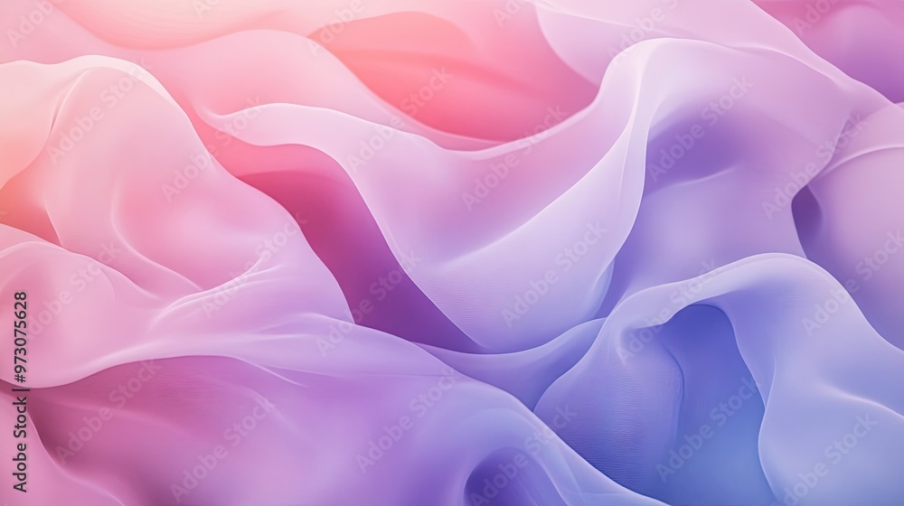 Aufkleber soft pastel colors blending together in a smooth, gradient pattern, creating a serene abstract backg