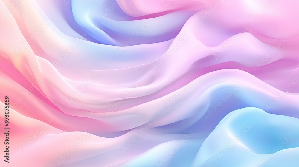 Aufkleber soft pastel colors blending together in a smooth, gradient pattern, creating a serene abstract backg
