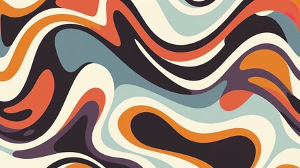 Retro theme seamless wallpaper