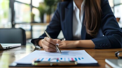 Analytical businessperson planning business growth. Business, finance and investment concept. Business strategy and planning. market research, Stock Market report, Strategy, Data Collection