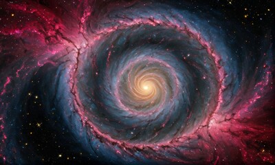 Cosmic Spiral Galaxy Nebula Vortex