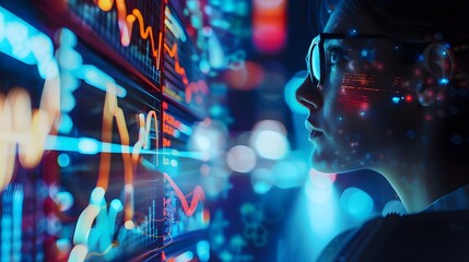 Analytical businessperson planning business growth. Business, finance and investment concept. Business strategy and planning. market research, Stock Market report, Strategy, Data Collection