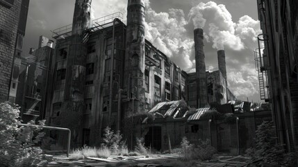 Fototapeta premium Abandoned Industrial Complex