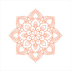 Outline mandala