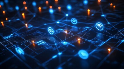 Abstract Network of Interconnected Wifi Signals