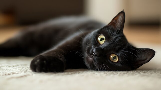 Celebrate Black Cat Honor Day by adopting a black cat. These loving and playful pets often get overlooked