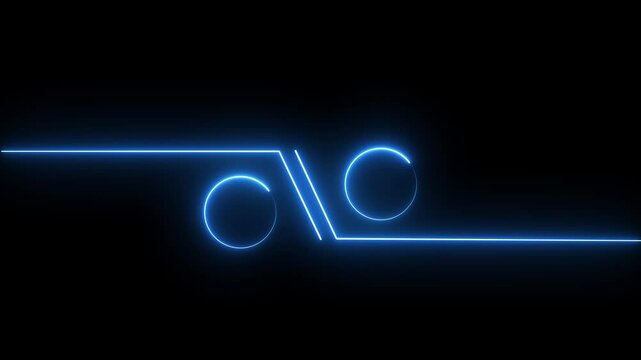 Abstract vs icon isolated animation on background.