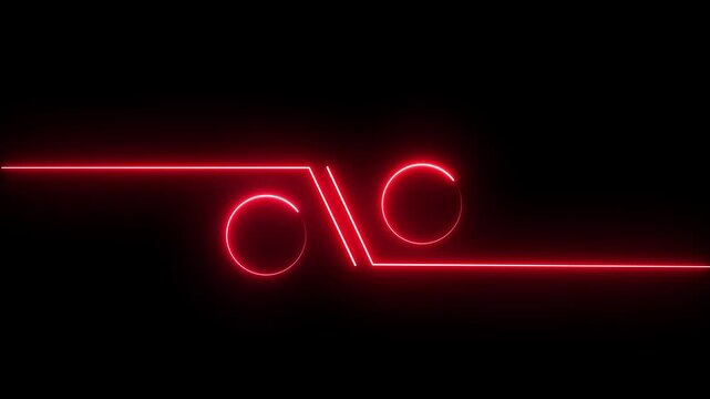 Abstract vs icon isolated animation on background.