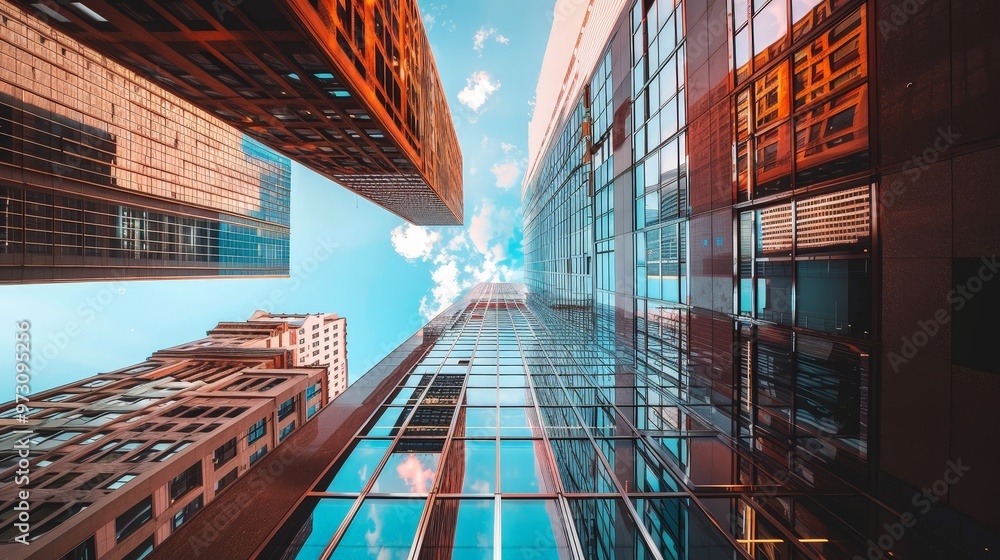 Poster discuss the unique architectural features that define modern cities.
