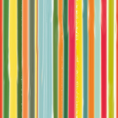 Obraz premium Fun seamless pattern created from a digital drawing of colorful stripes