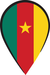 Cameroonian Flag Pin