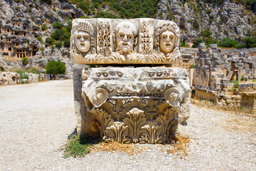 Myra ancient city ruins in Demre, Turkey