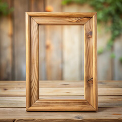 wooden photo frame