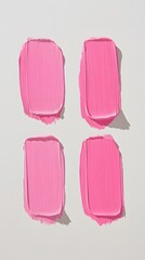 Pink Paint Strokes on White Background, Abstract Image, Texture, Pattern Background, Wallpaper, Cover and Screen of Smartphone, PC, Laptop, 9:16 and 16:9 Format