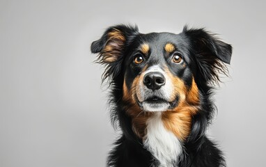 Fototapeta premium Dog Portrait studio light and background.