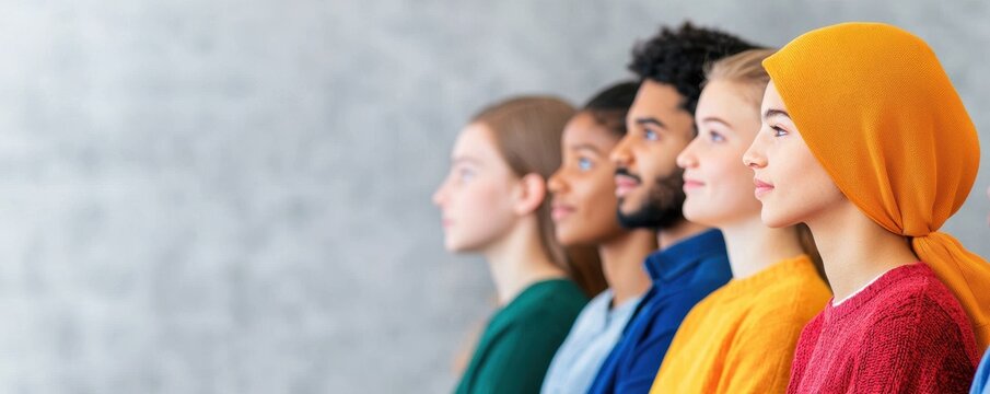 Group of students in a classroom, each representing different cultural backgrounds