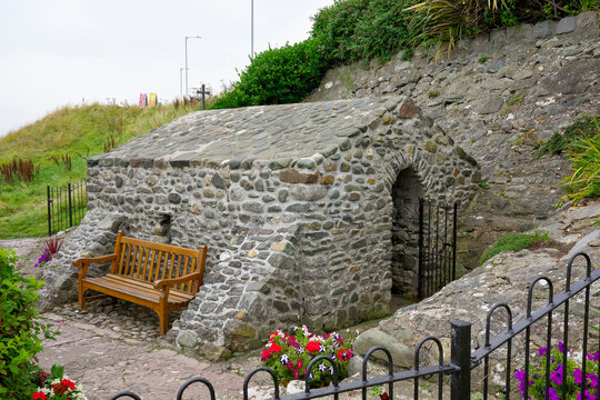 St Trillo Chapel Rhos on Sea, smallest church in Wales.