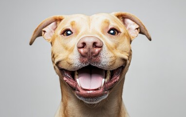 Obraz premium Dog Portrait studio light and background.