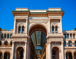 Obraz premium Galleria Vittorio Emanuele II, Milan