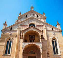 Fototapeta premium Verona Cathedral or Duomo, Italy