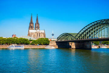 Naklejka premium The Cologne Cathedral in Germany