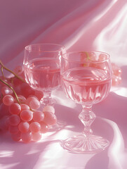 Elegant Grape Juice Suitable for Advertising.