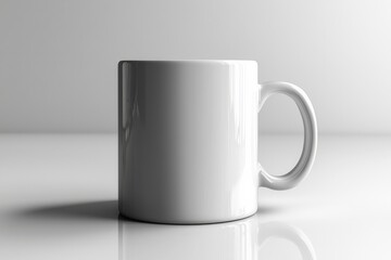 Obraz premium Coffee Mug Mockup on Isolated Background created with Generative AI