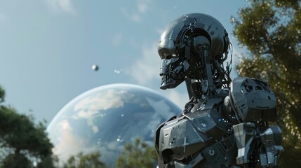 Fototapeta premium Cybernetic Being