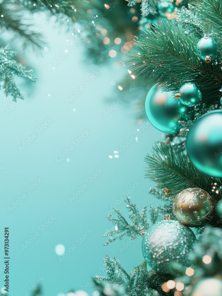 Poster abstract new year or christmas background for advertising with copy space and place for text. backdr