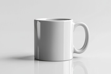 Obraz premium Coffee Mug Mockup on Isolated Background created with Generative AI