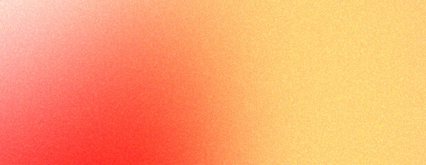 Fototapeta premium A digital illustration of a gradient background blending from red to yellow with a textured effect.